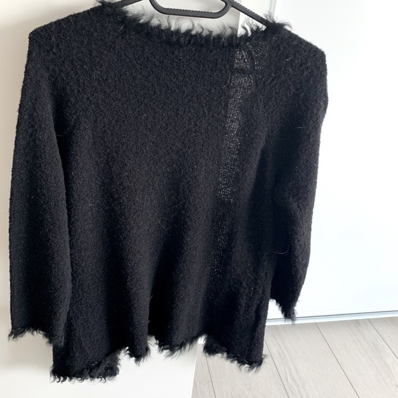 MAX STUDIO black sweater wrap - Picture 2 of 3
